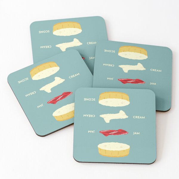 Item preview, Scone Devon Vs Cornwall designed and sold by the50ftsnail.