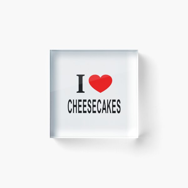 Item preview, I ❤️ CHEESECAKES I LOVE CHEESECAKES I HEART CHEESECAKES designed and sold by usernamenaijan.