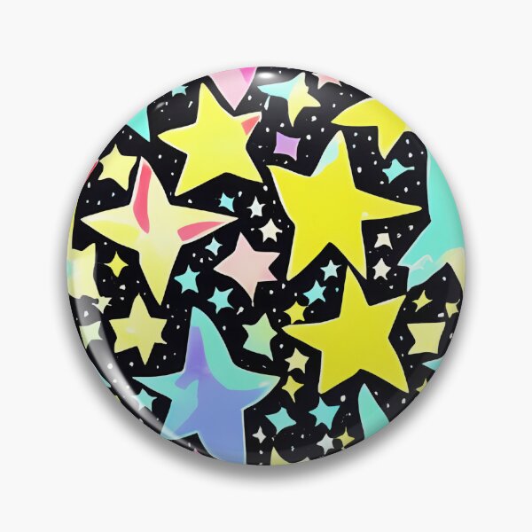 Item preview, colorful star print designed and sold by KHWD.