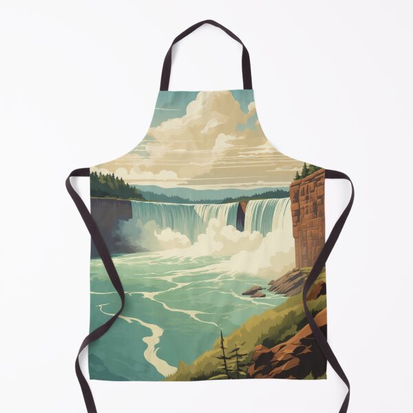 Item preview, A Vintage Travel Illustration of Niagara Falls - Canada designed and sold by GoodOldVintage.