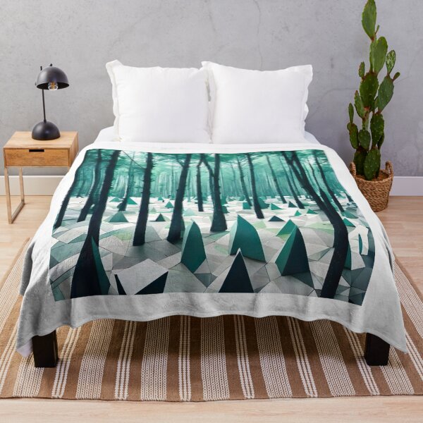 Item preview, Polygon Pines designed and sold by GetCubedArt.