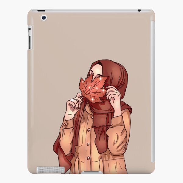 Beautiful Girl in Hijab Cartoon iPad Case & Skin for Sale by MrBadDream