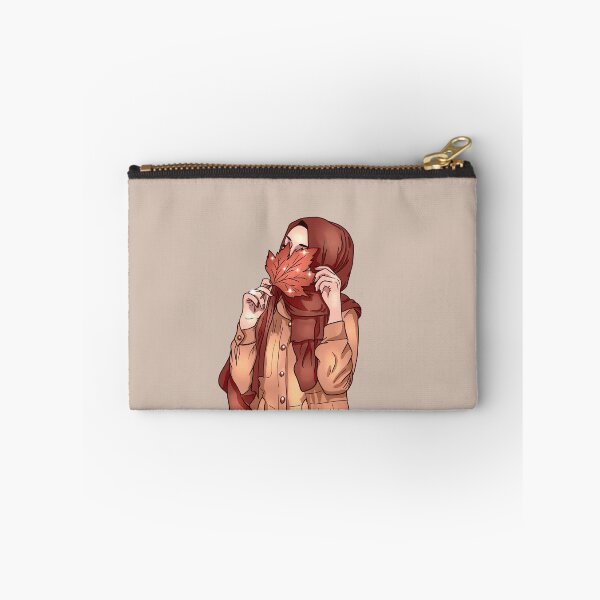 Item preview, HIJABI GIRL WITH LEAF DURING FALL SEASON (Sparkles version) designed and sold by WABEY.