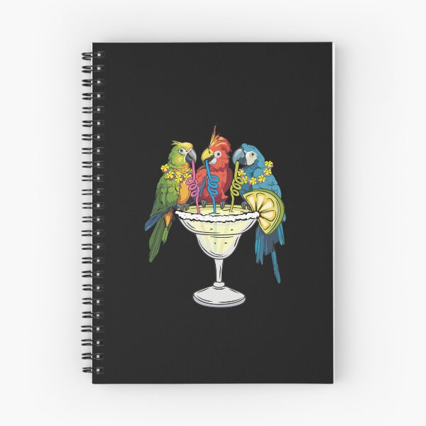 Item preview, Colourful Parrots Drinking Margarita Funny Vacation Vibe Cruise Ship designed and sold by alenaz.