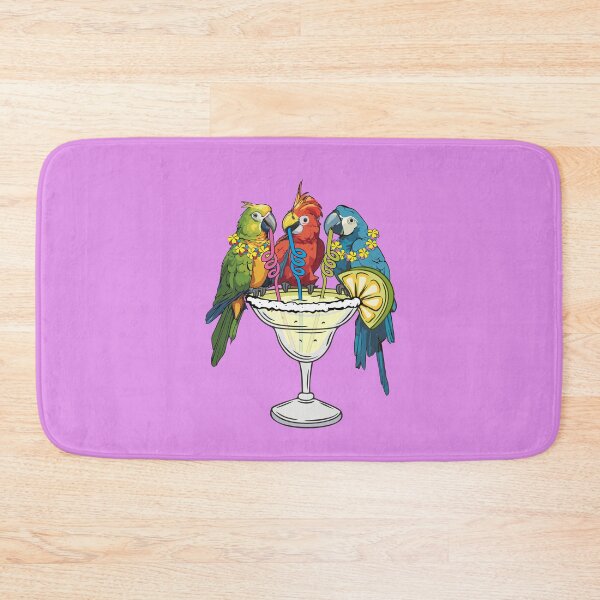 Item preview, Colourful Parrots Drinking Margarita Funny Vacation Vibe Cruise Ship designed and sold by alenaz.