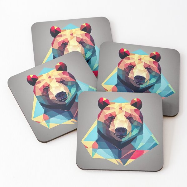 Item preview, GeoGrizzly designed and sold by GetCubedArt.