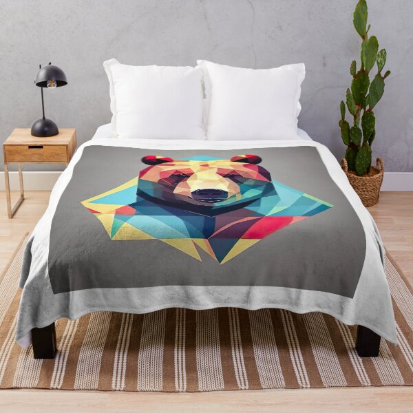 Aperçu de l'œuvre GéoGrizzly créée et vendue par GetCubedArt.