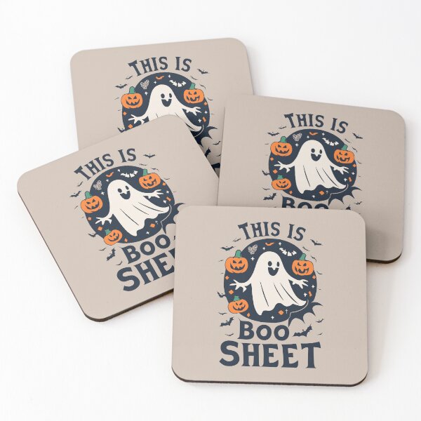 Item preview, Playful 'This is Boo-Sheet' Ghost designed and sold by urbsrepublic.
