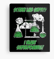 Natural science chemistry laboratory Metal Print