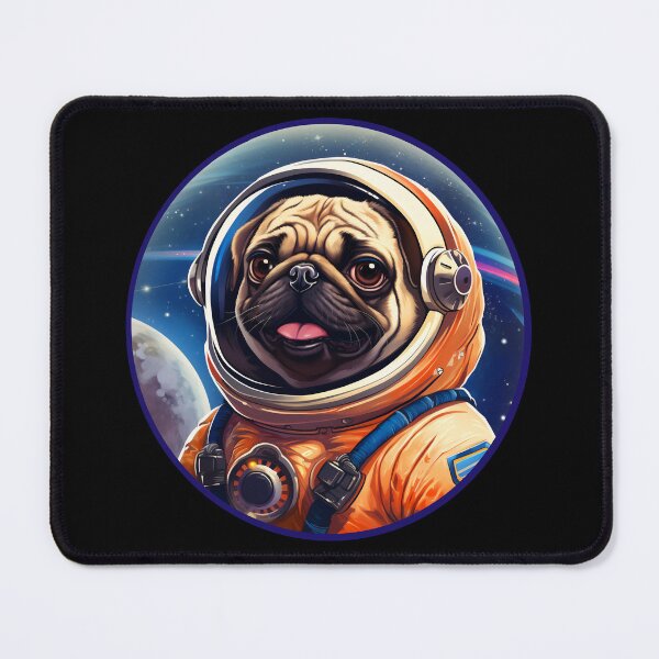 Item preview, Pug In Space Astronaut Dog designed and sold by Basti09.