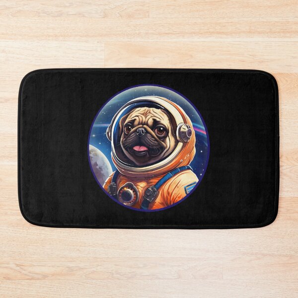 Item preview, Pug In Space Astronaut Dog designed and sold by Basti09.