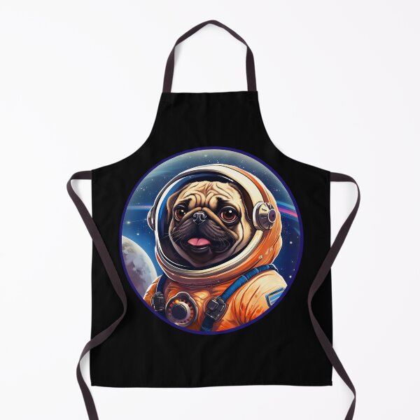 Item preview, Pug In Space Astronaut Dog designed and sold by Basti09.