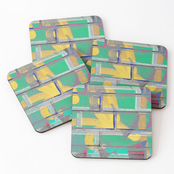 Item preview, Colorful painted brick wall, abstract, color surface, background, Germany designed and sold by Torsten  Krüger.