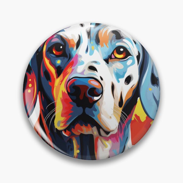 Artikelvorschau, Dalmatian, Watercolor painting, Bright, Colorful, entworfen und verkauft von MendaciousMina.