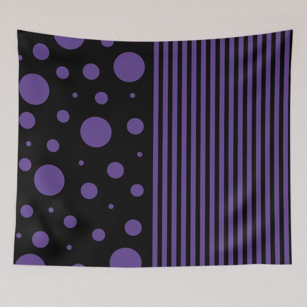 Item preview, Spots and Stripes in Purple and Black designed and sold by LAEC-Shop.