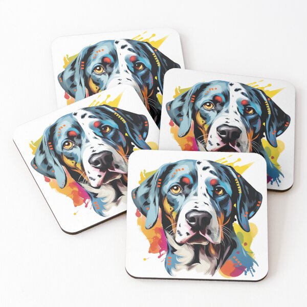 Artikelvorschau, Dalmatian, Watercolor painting, Bright, Colorful, entworfen und verkauft von MendaciousMina.