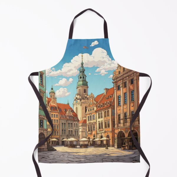 Item preview, A Vintage Travel Illustration of Warsaw - Poland designed and sold by GoodOldVintage.