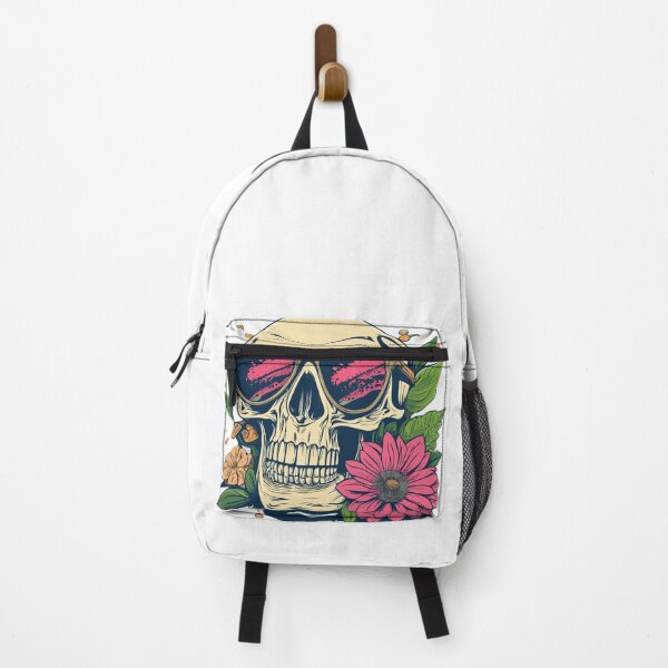 Item preview, Elegant Skull Wearing Sunglasses, Covered with Flowers designed and sold by mac-ondo.