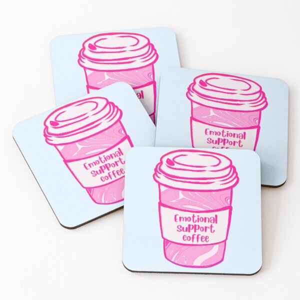 Item preview, Emotional Support Coffee designed and sold by RollmcSroll.