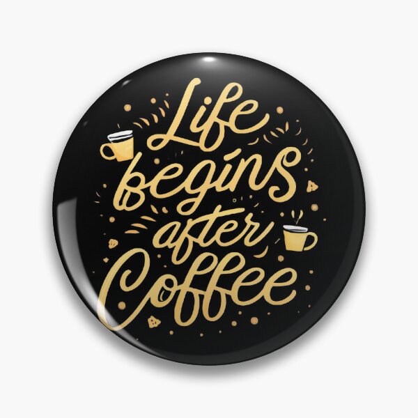 Item preview, Life begins after coffee Design for coffee lovers designed and sold by emaga.