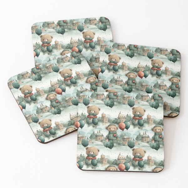 Item preview, Watercolor Christmas Bear designed and sold by PeppernCo.