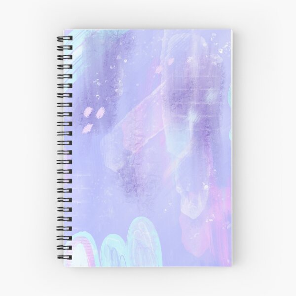 Item preview, Whymsical Abstract Work Universe - Purple Blue Colorway designed and sold by IlsedeGraaf.