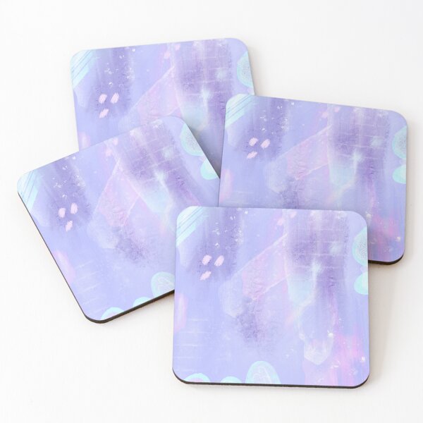Item preview, Whymsical Abstract Work Universe - Purple Blue Colorway designed and sold by IlsedeGraaf.