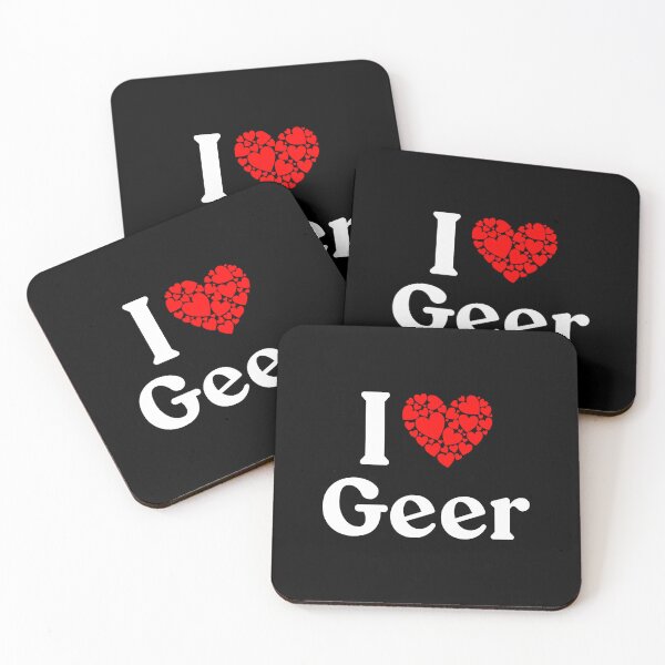 Item preview, Geer Heart - I Love Geer designed and sold by MiraclePitts.