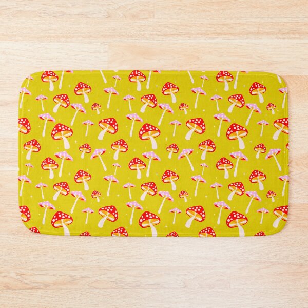 Item preview, Magic Muchroom Trippy Hocus Pocus Pattern Gold designed and sold by the-dinsdale.