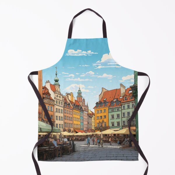 Item preview, A Vintage Travel Illustration of Warsaw - Poland designed and sold by GoodOldVintage.