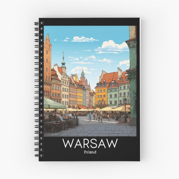 Item preview, A Vintage Travel Illustration of Warsaw - Poland  designed and sold by GoodOldVintage.