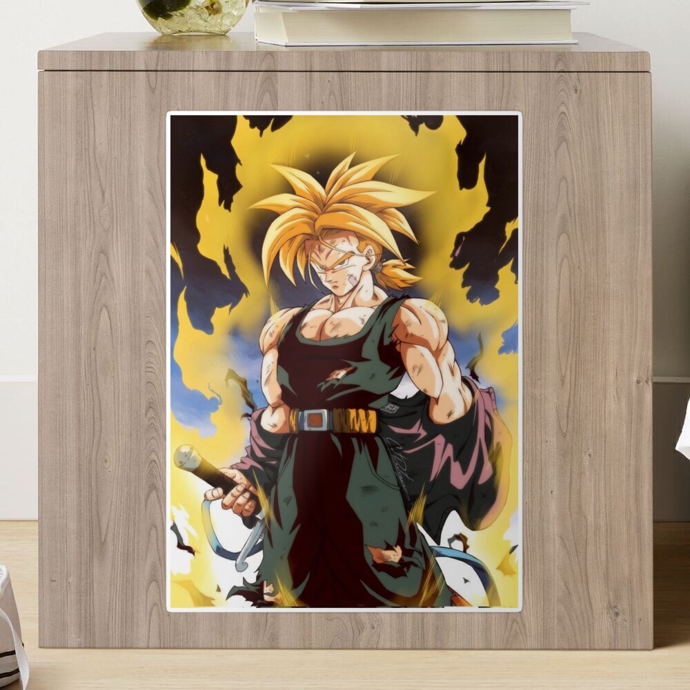 Trunks ssj 1 Sticker by Emmanuel Den Dauw