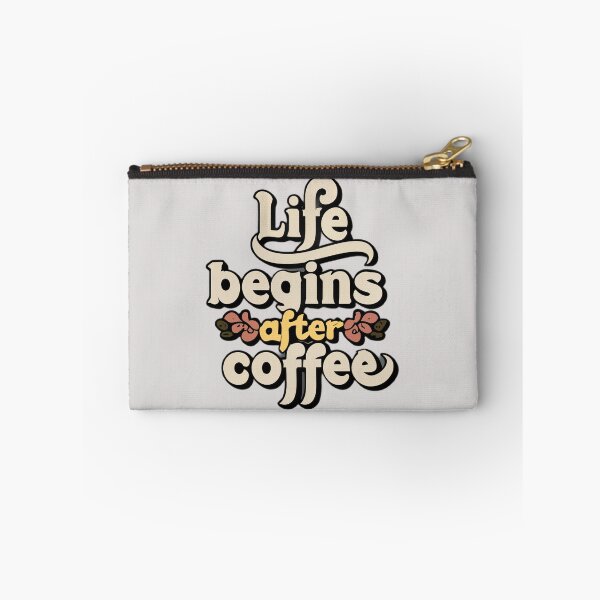 Item preview, Life Begins After Coffee - Coffee Lover Quote designed and sold by Emaga Digital Studio.