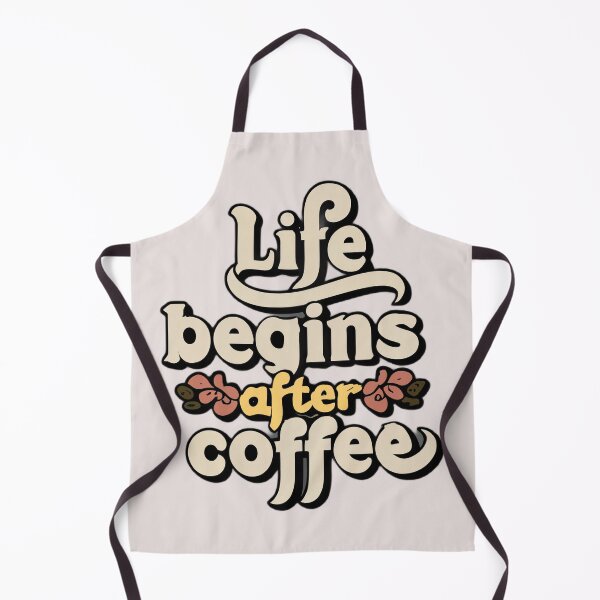 Item preview, Life Begins After Coffee - Coffee Lover Quote designed and sold by Emaga Digital Studio.