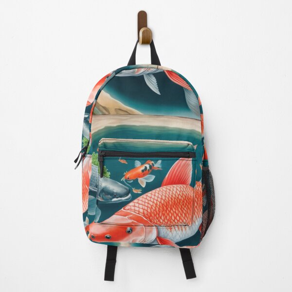 Item preview, Koi fish hawai , An orange cat fish with three eyes swimming in the water in aquarium designed and sold by sosmod1.