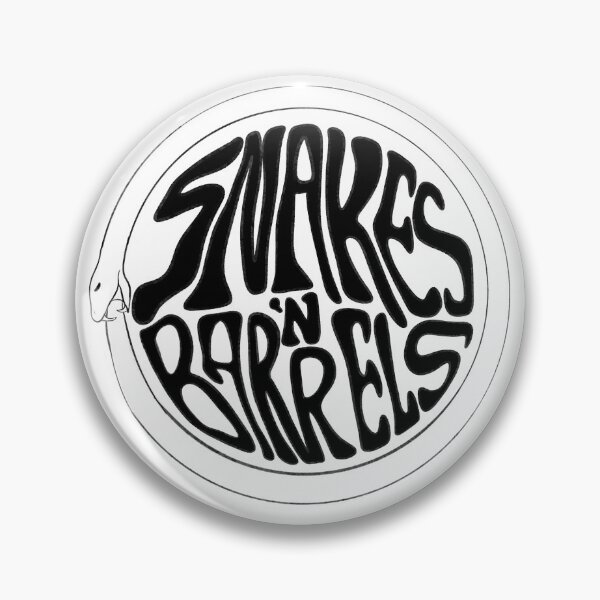 Item preview, Snakes 'n' Barrels Black Tour Logo designed and sold by crucigerglobus.
