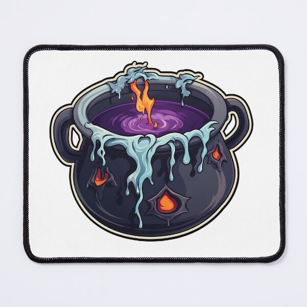 Item preview, Witch's Brew - Spooky Cauldron Sticker/Magnet designed and sold by ColorStudioArt.