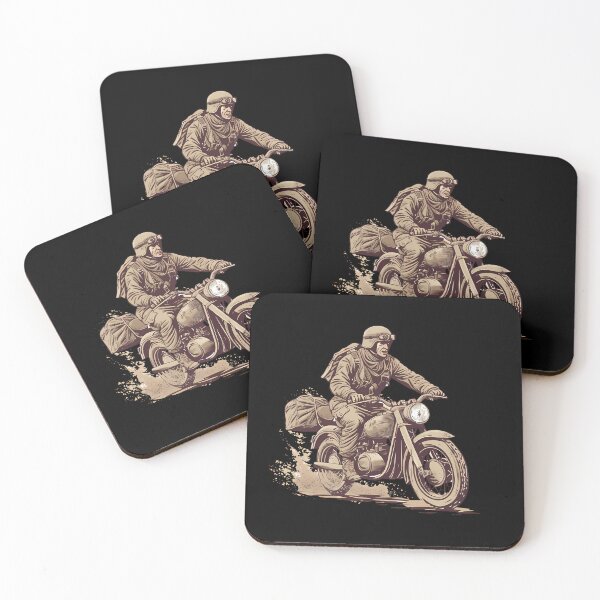 Item preview, Vintage Motorcycle Motorcyclist designed and sold by titanosdesign.