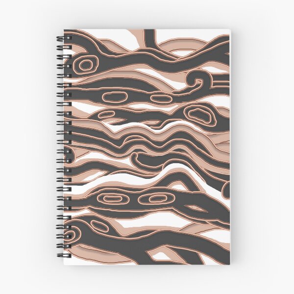 Item preview, Copper Waves – Abstract Minimalist Art designed and sold by Robin Jensen.