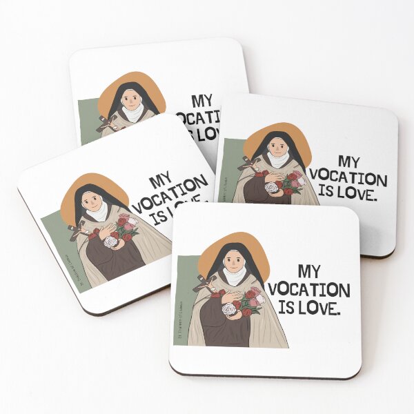 Item preview, My Vocation Is Love - St. Therese of Lisieux designed and sold by Klawisdesign.