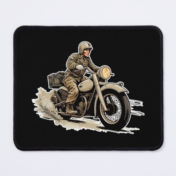 Item preview, Vintage Motorcycle Motorcyclist designed and sold by titanosdesign.
