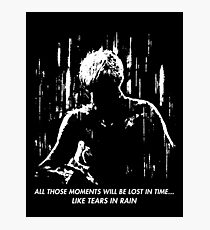 Blade Runner - Like Tears in Rain Photographic Print