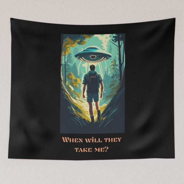 Item preview, When Will The Aliens Abduct? 2 One Eye HQ designed and sold by Psycho-Crazy.