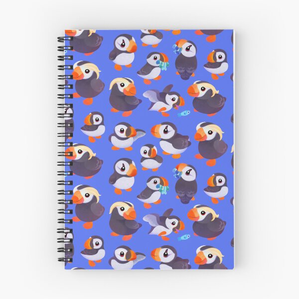 Item preview, Happy puffin - blue designed and sold by pikaole.