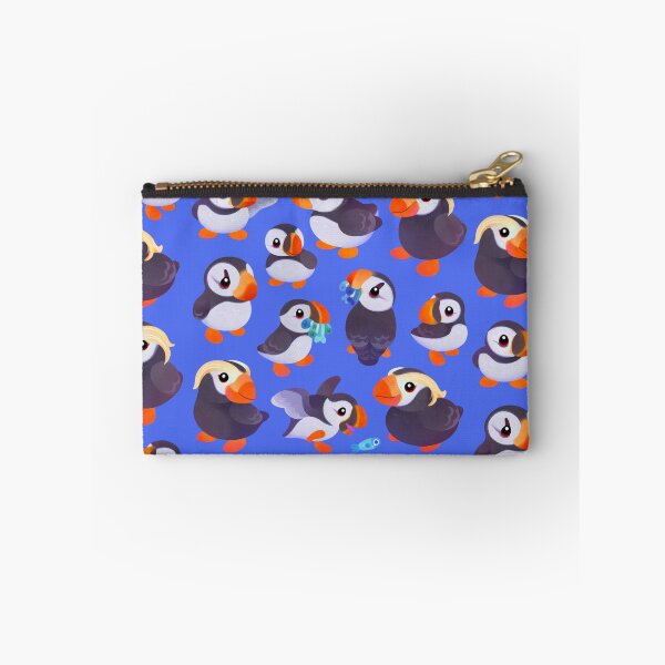 Item preview, Happy puffin - blue designed and sold by pikaole.