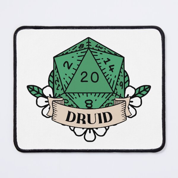 Artikelvorschau, D20 Druide entworfen und verkauft von ViperFishArts.