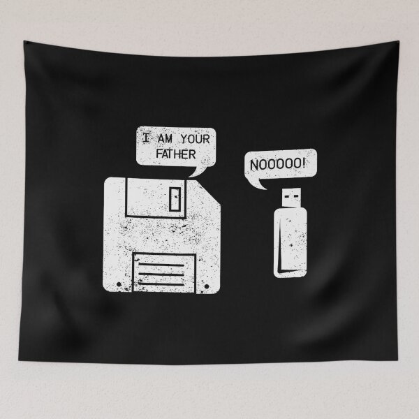 Item preview, USB Floppy Disk  Father, computer Geek Nerd Gifts  designed and sold by jingdomdesgine.