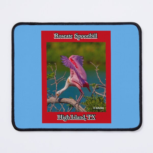 Item preview, For The Bird Lover In You: Roseate Spoonbill, High Island Rookery At Claybottom Pond, High Island, Texas. designed and sold by MoreEZUSA-Here.