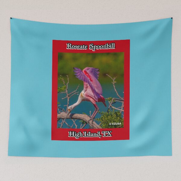 Item preview, For The Bird Lover In You: Roseate Spoonbill, High Island Rookery At Claybottom Pond, High Island, Texas. designed and sold by MoreEZUSA-Here.