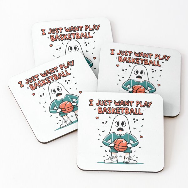 Item preview, Halloween Ghost "I Just Want Play Basketball" designed and sold by JurenArt.